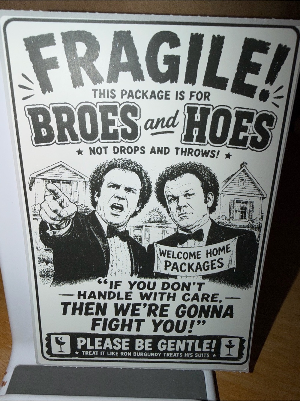 Fragile Step Brothers 50 count 4x6